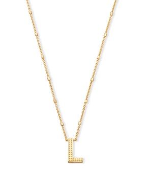 Kendra Scott Gold L Initial Pendant Necklace